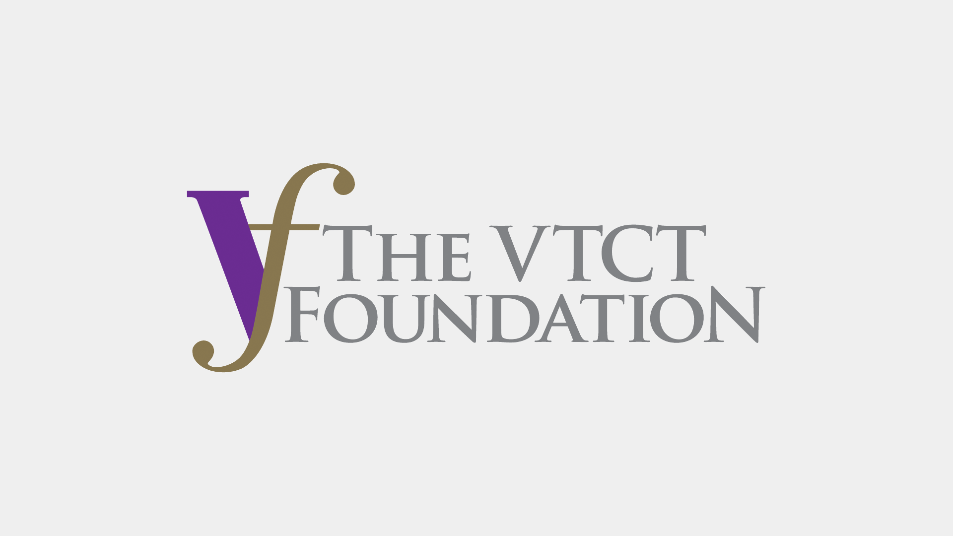 Vtct Foundation Logo On Grey